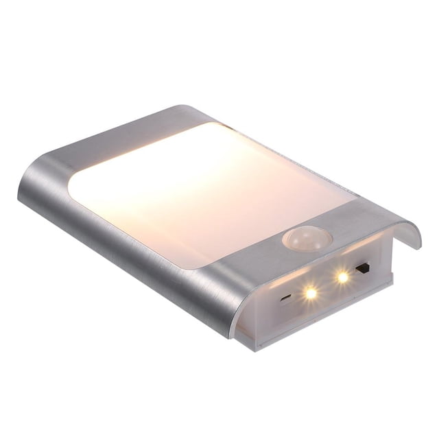 Luz Con Sensor De Movimiento Inalámbrico 1500 Mah Batería Incorporada Luz Led Nocturna Diseño De Tres Engranajes Luces De Armario Luces De Escalera Luces Seguras Para Pasillo Baño Dormitorio Cocina Noticed HA013551-00