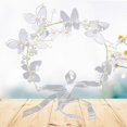 thumbnail image 4 of Bridal Headwear Floral Wreath for Decorating 2Pcs Crown, 4 of 4