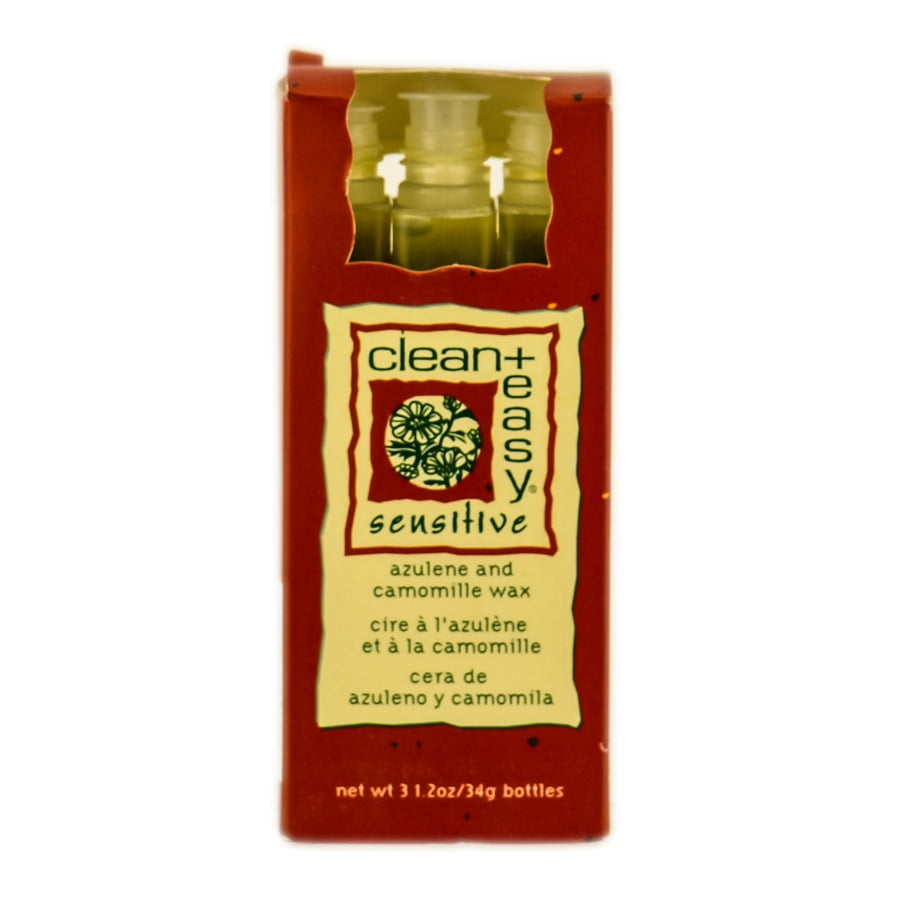 Clean+ Easy Sensitive - Azulene & Camomille Wax Refill (Size : 3 x 1.2 oz)