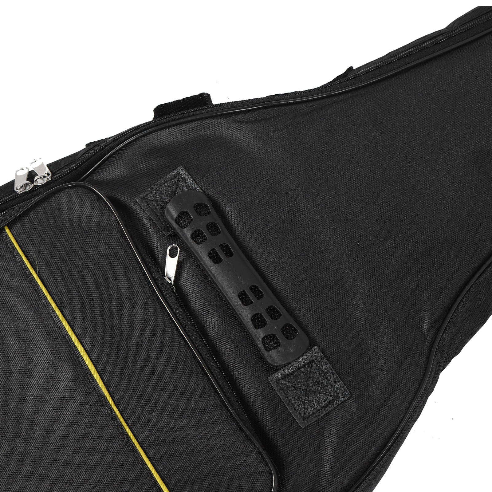 NFTIGB Premium Waterproof Electric Guitar Bag 39 Inches / 99 cm Gig Bag Case 7mm Extra Thick Foam Padding Durable Heavy Duty Adjustable Backpack Straps Large Pockets for Universal 39in Guitar Black