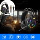 thumbnail image 1 of Auriculares Bluetooth, Auriculares inalámbricos, Auriculares Bluetooth para juegos, Auriculares estéreo para juegos supraaurales de 3,5 mm con micrófono para auriculares, 1 of 6