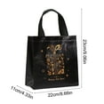 thumbnail image 3 of FeiFu Christmas Tote Bag Non Woven Shopping Bag Holiday Gift Packaging Bag Reusable for Gift Packaging Holiday Gifting, 3 of 6
