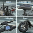 GYROOR C1 450W Electric Scooter with Seat for Adults, Max Speed 15.5Mph