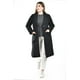 thumbnail image 5 of Abrigo largo con boton Roman Fashion /Tallas Extras, 3017 (Negro) negro 38, 5 of 6
