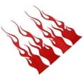 thumbnail image 3 of MOVTOTOP FRCOLOR 1 Sheet Red Hot Flame Decals for Motorcycle Helmets Bikes Skateboards Cars Computers Waterproof Reflective Fire Stickers Red, 3 of 7