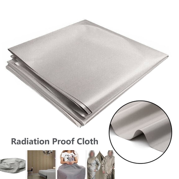 Faraday Fabric-EMI RFID Shielding-Block WiFi/RF Anti-Radiation for Radiowave Microwave and Radiation Protection Nickel Copper Fabric, Stuffygreenus RFID Blocking Material 39"x43"