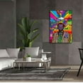thumbnail image 6 of Epic Graffiti 'Psychedelic Abe' by Howie Green, Canvas Wall Art, 40"x60", 6 of 8