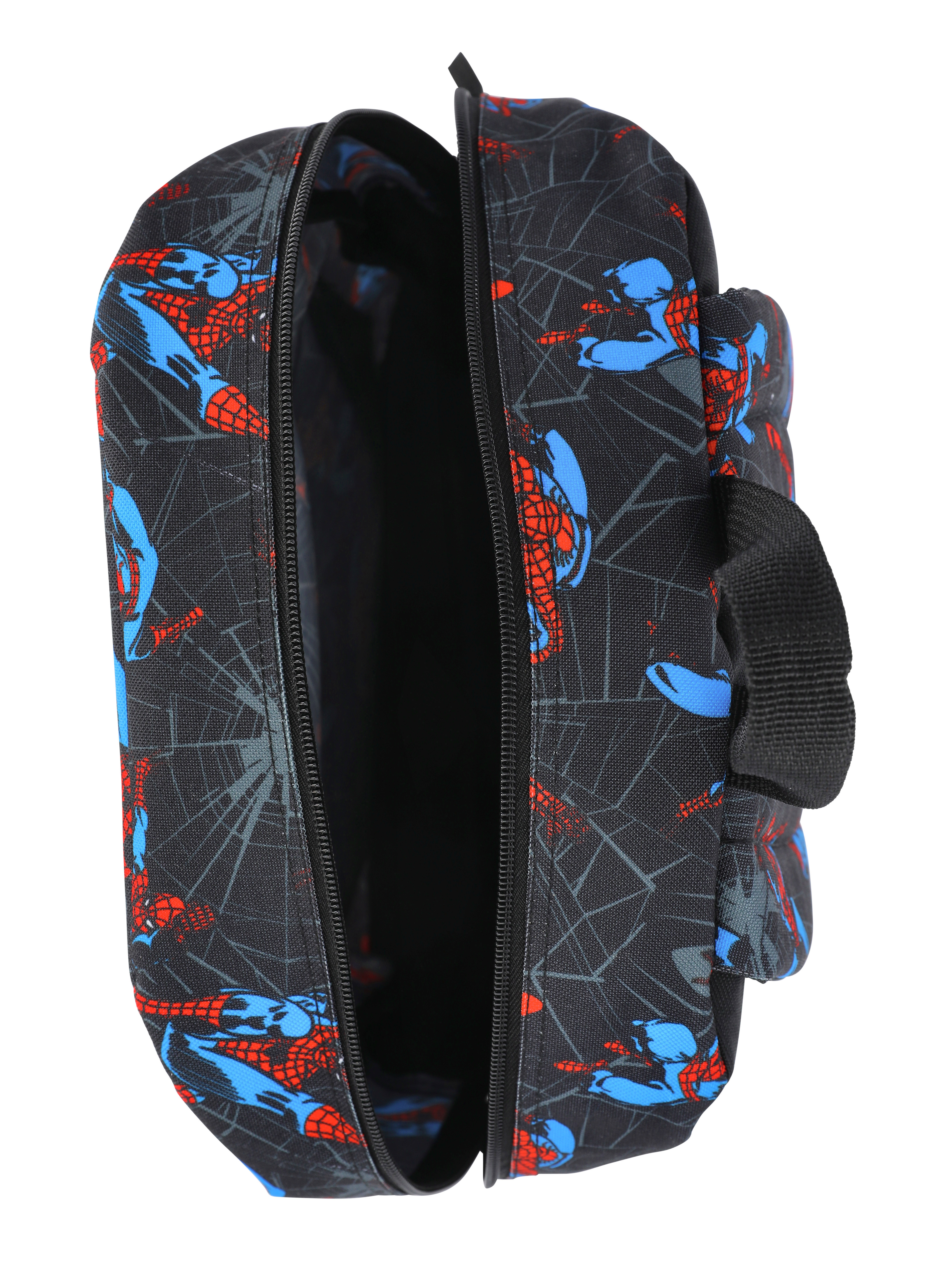 Mochila de Spider-Man para niños de 17 pulgadas, negra 2