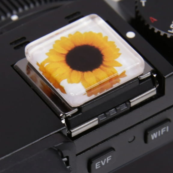 Foto&Tech Camera Hot Shoe Cover Compatible with Sony FX30 FX3 A7R V Full-Frame Cinema Camera (Sunflower)