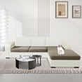 thumbnail image 2 of Pieces Couch Cushion Covers for Sectional Sofa Seat Slipcover Stretch Sectional Couch Cover for L Shape Left/Right Chaise with Elastic Bottom ( Seater + Chaise Light ), 2 of 7