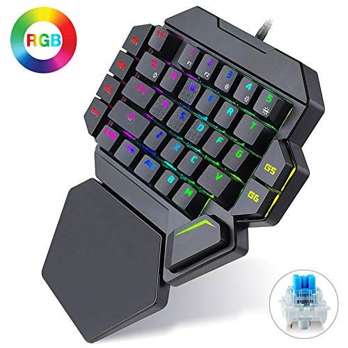 onehanded keyboard, k50 rgb one hand mechanical gaming keyboard