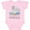 AD-Pink, variant on My Godmother Loves Me to the Moon and Back Elephant Family Boys or Girls Baby Bodysuit