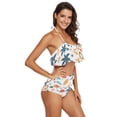 thumbnail image 3 of Ckdifva Beach Theme Womens High Waisted Bikini Set Two Piece Swimsuit Bathing Suits, 3 of 5
