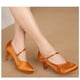 thumbnail image 2 of XIHAHA-zapatos de Baile Estándar para mujer, calzado de satén tostado fresco, tacón alto, suela suave, Moderno, 2 of 5