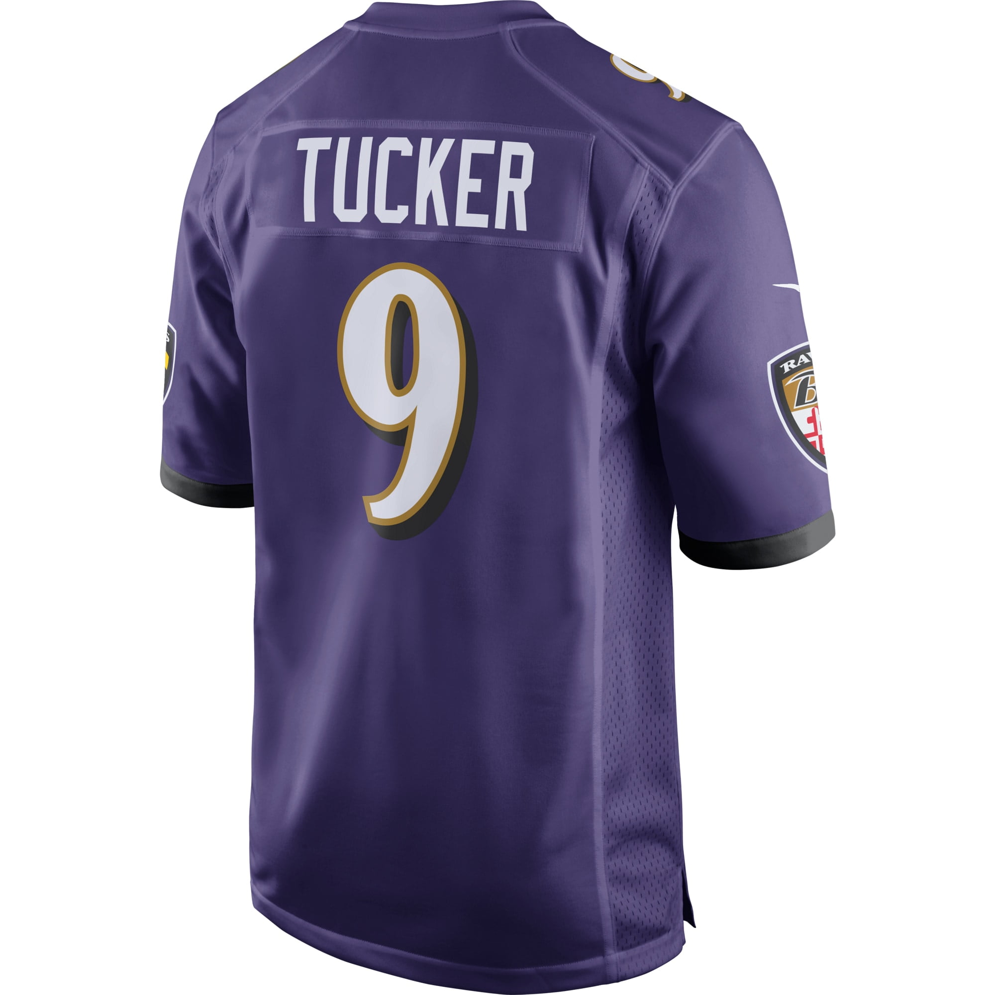Football Gifts 5XL Jerseys Justin_Tucker_#9 Jersey 100th Season Purple for Men/Women/Youth 