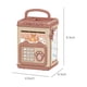 thumbnail image 3 of Alcancía grande para niños con contraseña y sensor de huellas dactilares | Caja fuerte electrónica para cajeros automáticos | Gran capacidad para guardar monedas y efectivo | Juguete rosa y ve, 3 of 5