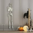 thumbnail image 3 of Taicans Halloween Skeleton Decorations,5.4ft Full Body Posable Skeleton Realistic Plastic Bones Movable Joints for Halloween Party Yard Haunted House Props Indoor Outdoor Decor, 3 of 4