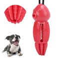 thumbnail image 2 of Dog Toothbrush Toy Bite Resistant Teeth Cleaning Chew Toys for Small and MediumSized Dogs(Red ), 2 of 5
