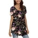 thumbnail image 5 of Fiudx Ofertas de La Semana Blusa Holgada de Manga Corta con Cuello Redondo Informal Estampada a La Moda para Mujer, 5 of 6