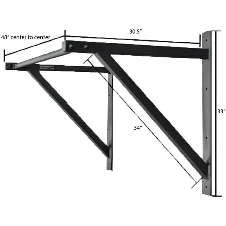 CFF Wall/Ceiling Mounted Pull Up Bar with 300-Pound Working