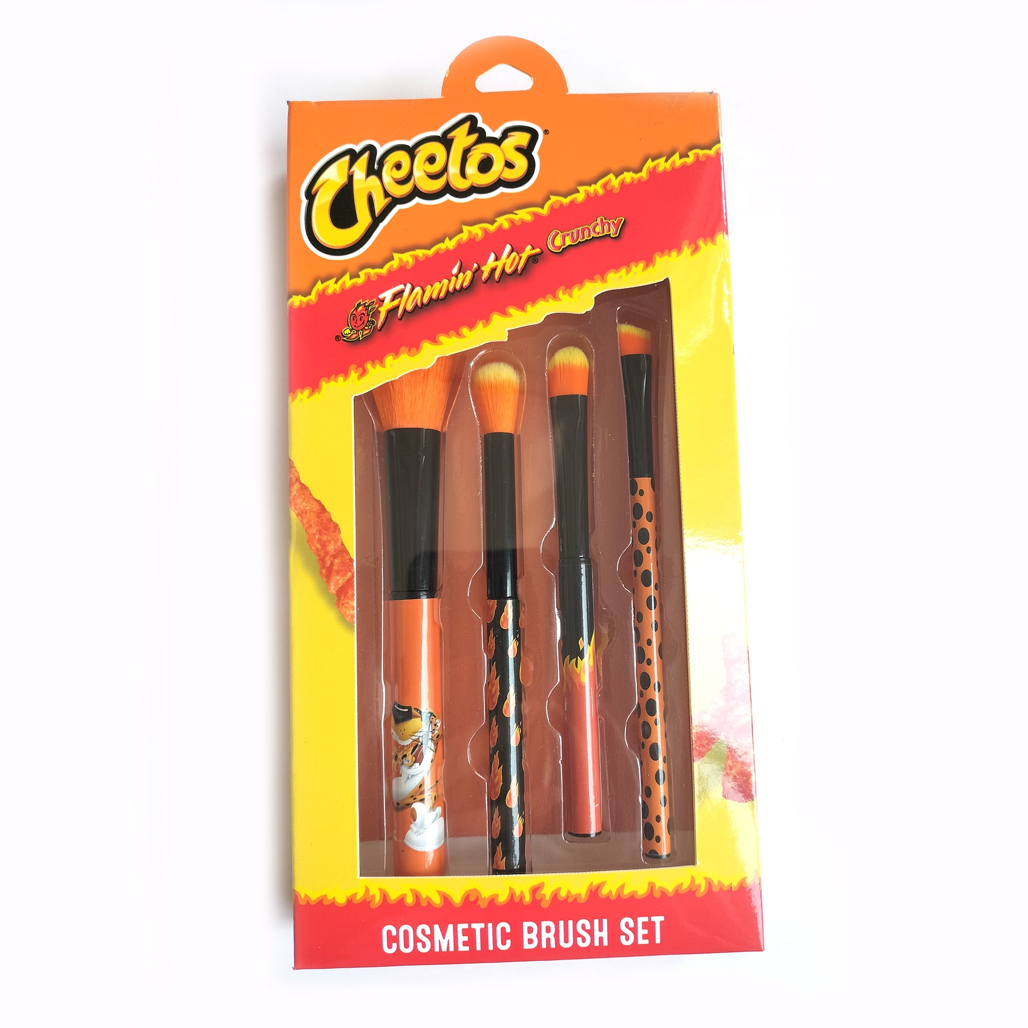 Flamin' Hot Cheetos 4PC Cosmetic Brush set