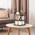 thumbnail image 5 of Kitchen Spice Rack, Corner Rack, Three-tier Wooden Counter Storage Rack, 5 of 5