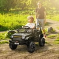 thumbnail image 2 of Qaba 12V Toddler Ride on Truck Car, Electric RC Car for Kids, Gift for Boys & Girls, Black, 2 of 10