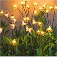 thumbnail image 1 of Solar Lights Outdoor, 4 Pieces Firefly Waterproof Solar Garden, 1 of 5
