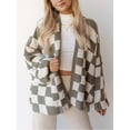 thumbnail image 2 of Wangsaura Fall Lightweight Cardigans Sweater Casual Long Sleeve Soft Pocketed Knitted Open Front Cardigans, 2 of 7