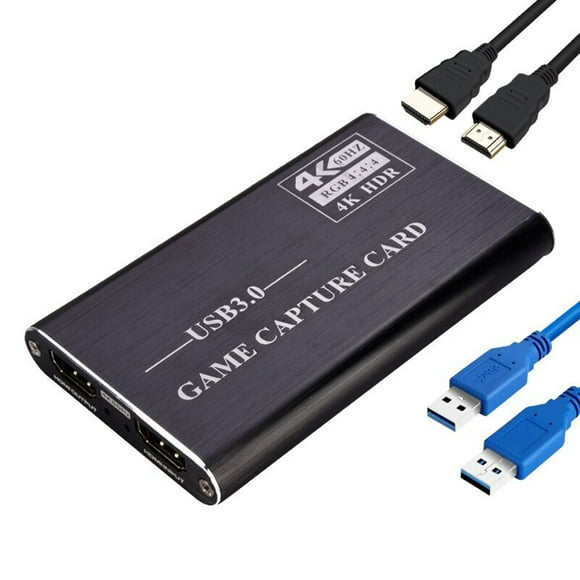 NK-S41 Jeu Capture Card USB3.0 Capture 4Kp60 Compatible avec /Switch/Camera/Recording/Live Streaming Noir