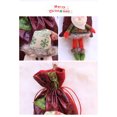 thumbnail image 4 of Inteprter Bolsas con cordón de Navidad Regalos de Año Nuevo Almacenamiento de dulces Muñeca 3D Papá Noel Muñeco de nieve Elk Bolsillo Bolsa de fieltro Kits de decoración para fiestas Papá Noel Inteprter HA069979-01B, 4 of 6