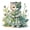 B, variant on Partheme 12x2x1in Painting DIY Rhinestone Art Kit Cute Diamond Embroidery, Full Drill Partial Drill for Home Wall Decoration Adults Kids Hobby, D