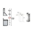 thumbnail image 5 of ZLINE 1-36 in. Chimney Extension for 9 ft. to 10 ft. Ceilings (1PCEXT-597-304), 5 of 8