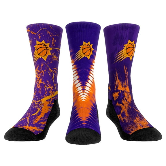 Youth Rock Em Socks Phoenix Suns Three-Pack Crew Socks Set