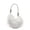 White, variant on Womens Handwoven Seaside Themed Crossbody Bag with Seashell Conch Accents Snail Shell Woven Tote Purse Crochet Summer Beach Boho Shoulder Bag
