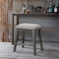 Timbre Contemporary Wood Counter Height Stools in Gray ()