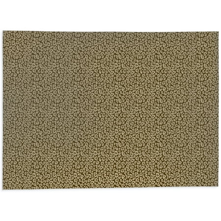 

Leopard Print Brown Kitchen Mat by Kavka Designs