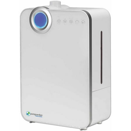 PureGuardian H7500 90-Hour Elite Ultrasonic Warm and Cool Mist Humidifier, 1.32 Gallons