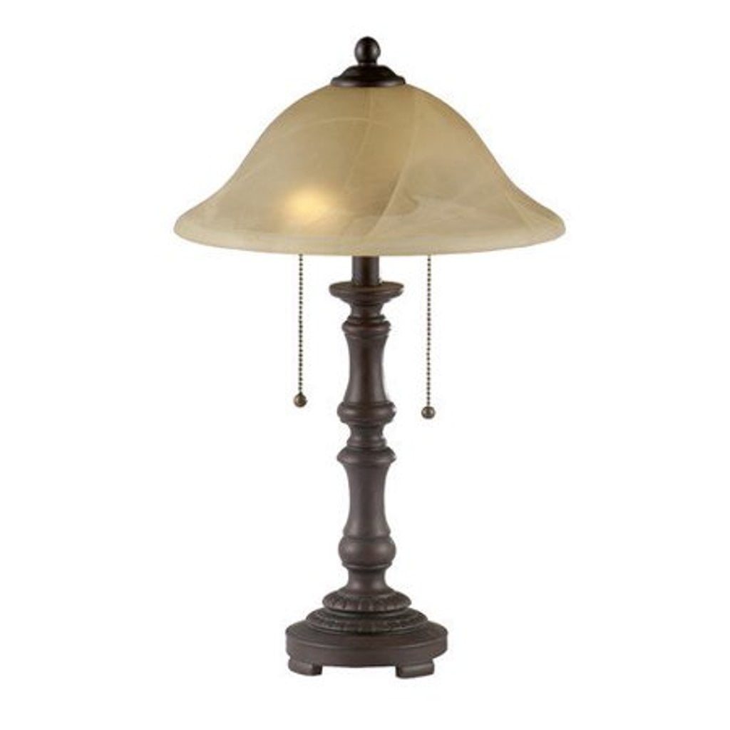 Home Source LMP10825B Traditional Single Light 24" High Buffet Table