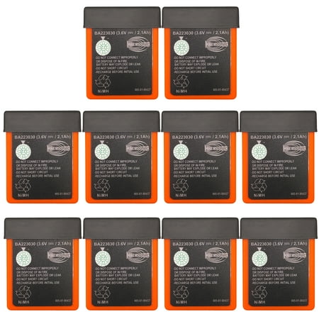 10 PCS BATTEMALL BA223030 6V 2100mah Ni-Mh Battery for HBC Pump Truck Remote Control Battery