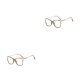 thumbnail image 1 of Gafas de ojo de gato Minnieouse para mujer lentes acrílicos transparentes estilo Vintage montura grande Verde 2piezas, 1 of 6