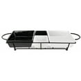 thumbnail image 2 of KOVOT Ceramic Black & White Serving Tray With Metal Rack, 2 of 2