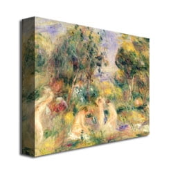 Trademark Fine Art "The Bathers" Canvas Wall Art by Pierre Renoir