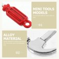 thumbnail image 3 of Ensemble d'Outils de Réparation pour Maison de Poupée Mini en Alliage pour Décoration Couleur Rouge 6 Pcs, 3 of 8