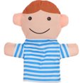 thumbnail image 1 of Miembros de la familia Hand Puppet Educational Building Puppet Plaything Kids Birthday Gift (Hijo), 1 of 5