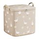 thumbnail image 4 of Bolsa para guardar edredones, cesta para ropa, regalo, tela no tejida versátil, asas de transporte Beige 100 L, 4 of 9