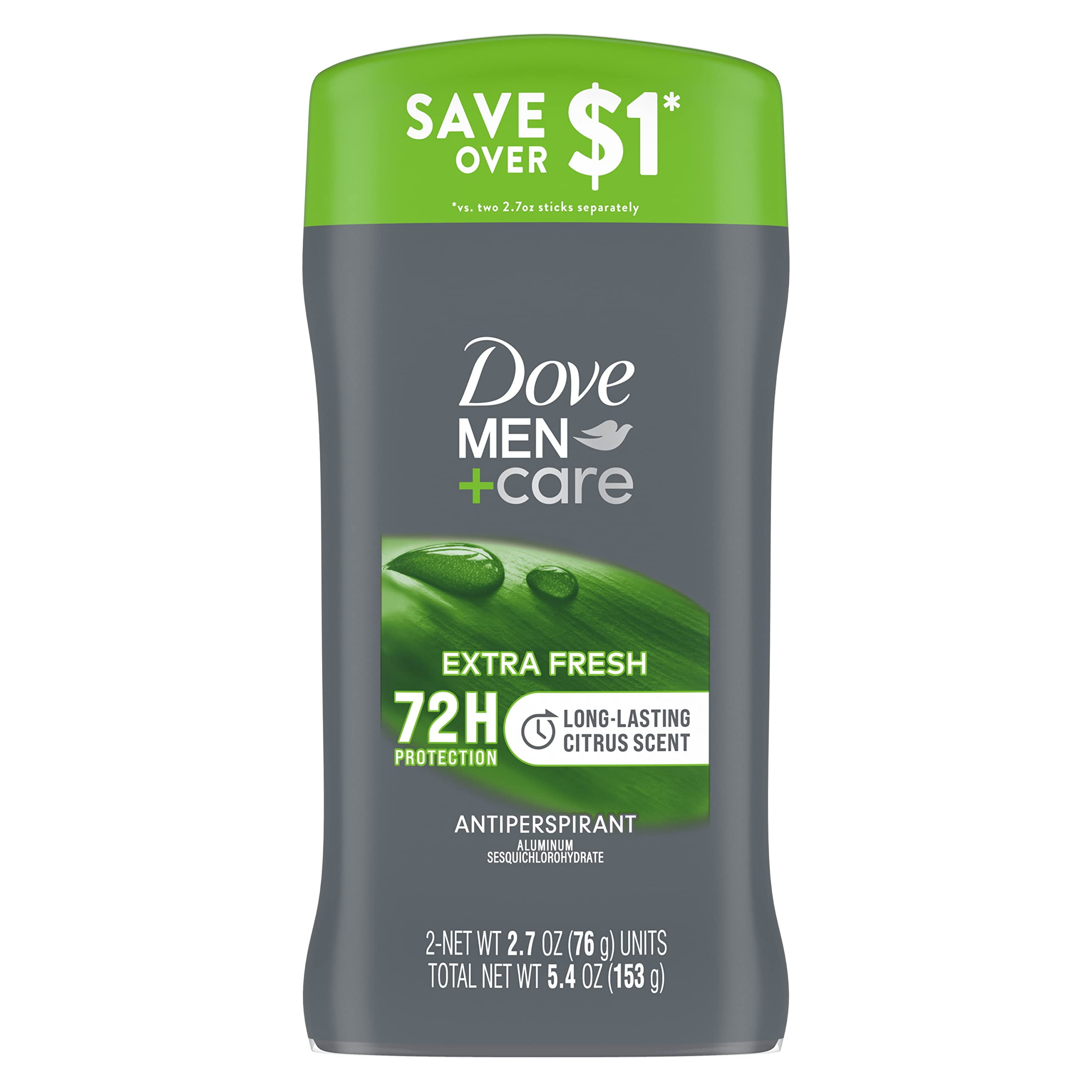 Dove Men+Care Extra Fresh 4本セット Dove Men+Care Extra Fresh Antiperspirant Deodorant, 2.7