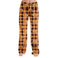 thumbnail image 6 of QWKLEAJ Halloween Pajama Pants Women Loose Fit Elastic Waist Lounge Pants Holiday Party Sleepwear Casual Home Trousers Printed Long Pants Comfy Nightwear Festive Bottoms, 6 of 6