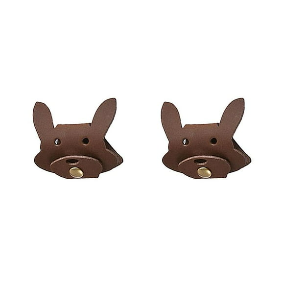 2pcs Leather Earphone Winder