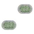 thumbnail image 1 of Youkk Bathroom Rugs Water Absorbent Floor Bath Mat Carpet Chrysanthemum Oval 40x60cm 2Set, 1 of 6